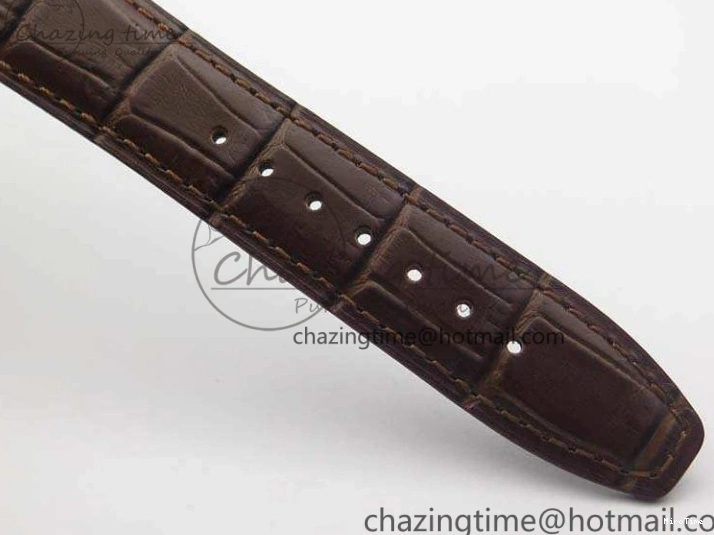 MIROTIME 0818 Effortless Portuguese Fa Jones IW544201 RG GSF 1:1 Best Edition White Dial On Leather Strap 7228